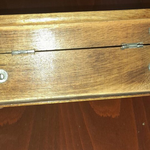 Vintage wooden jewelry box handmade, like new, large capacity