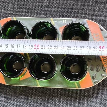 Jägermeister Shot Glass Set with Original Serving Tray
