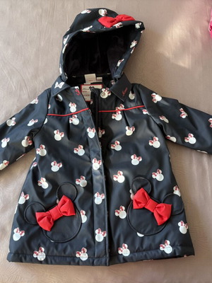 Orchestra waterproof jacket with inner fur like new, size 98 cm