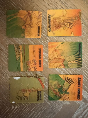 Chipicao 3D cards used, pack only no 5, 12, 15, 24, 34, 40