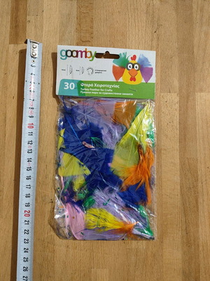 Craft feathers new, pack of 30 pieces