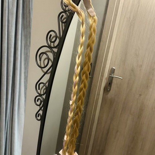 Princess Rapunzel Hairband like new, beige and purple