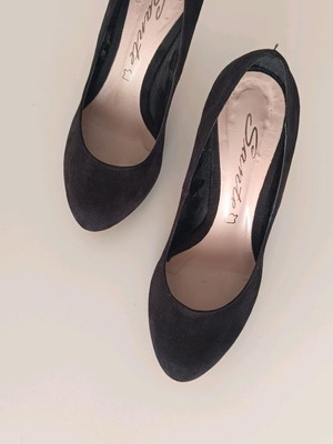 Sante suede pumps used, size 37, black