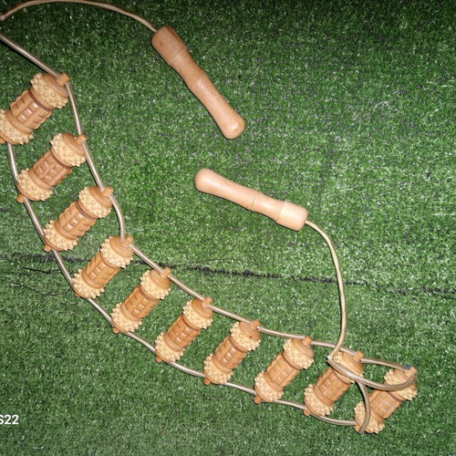 Wooden massage roller like new for back