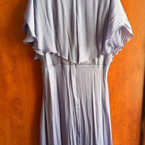 Lilac midi dress plus-size like new by Vagias for wedding or christening