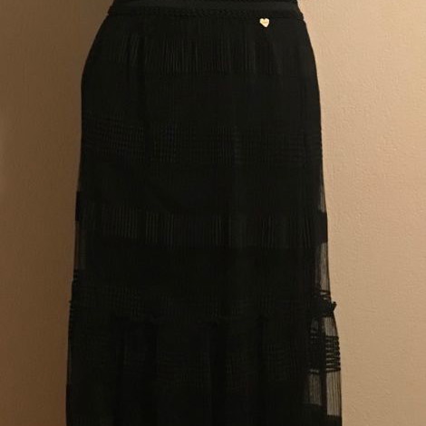 Rossodisera short-sleeve blouse used, black, size S