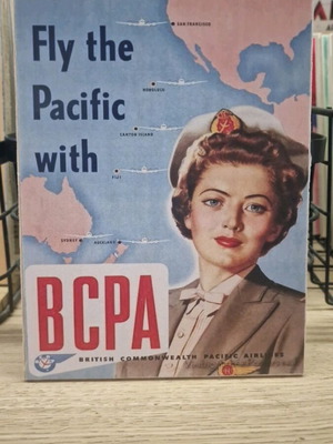 Wooden decorative sign Bcpa like new, 13×18 cm