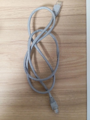 Shunsheng CAT5E UTP 24AWG 1m patch cord used