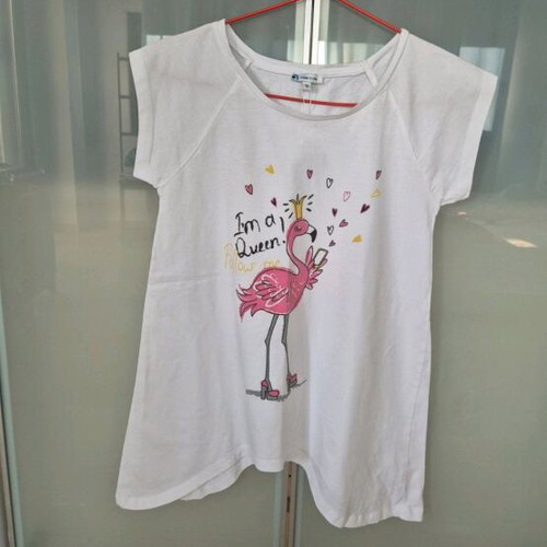 T-shirt σαν καινούργιο, άσπρο, μέγεθος 176 cm για 16 ετών
