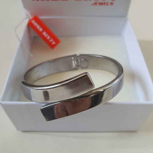 Miss Sixty Jewels bracelet with silver finish, like new, original box