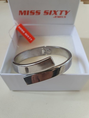 Miss Sixty Jewels bracelet with silver finish, like new, original box