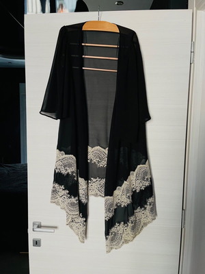 BSB transparent outerwear new, black with lace