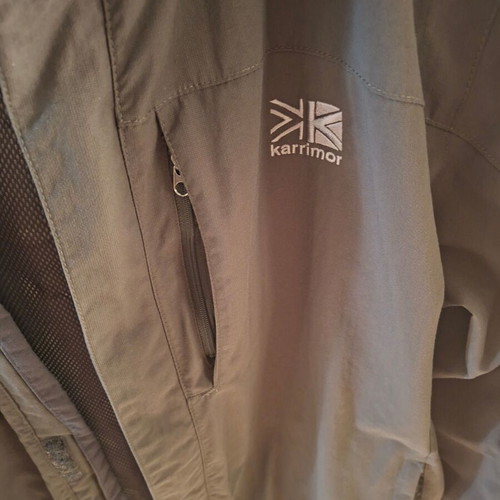 Karrimor men's waterproof jacket L like new, khaki