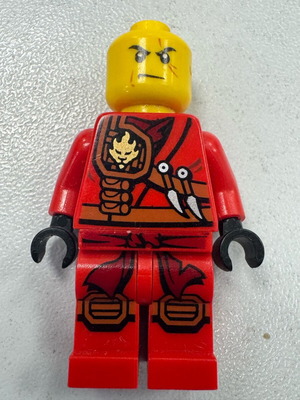 Lego mini figure like new, original missing helmet and backpack