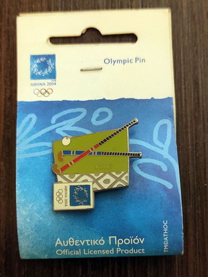 Athens 2004 Hockey Official Pin new