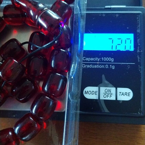 Komboloi bakelite used, 72 grams