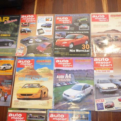Auto Motor Sport magazines like new, pack of 10 from the 90s