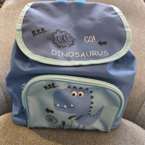 Children's travel set like new, 3 pieces, blue