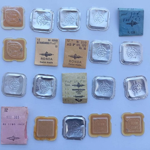 Swiss watch parts new, assorted pack No1