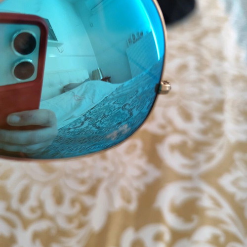 Ray Ban vintage sunglasses with blue mirrored lenses 58, like new
