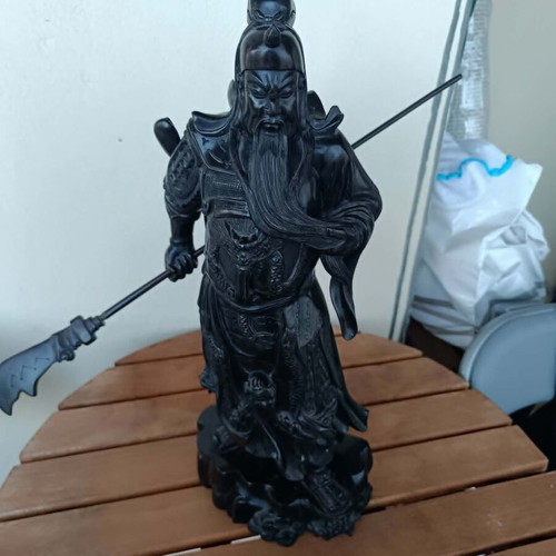 Guan Yu statue handmade, large 48 cm, like new