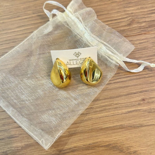 Earrings new gold-colored