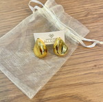 Earrings new gold-colored