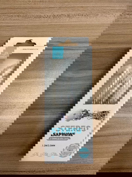 Techancy TD8029 Earbuds Handsfree – 3.5mm Βύσμα – Λευκό (Καινούργιο – Αχρησιμοποίητο)