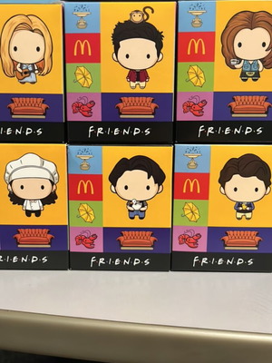 Friends Mac Donald φιγούρες σαν καινούργιες με σακουλάκι και βάση