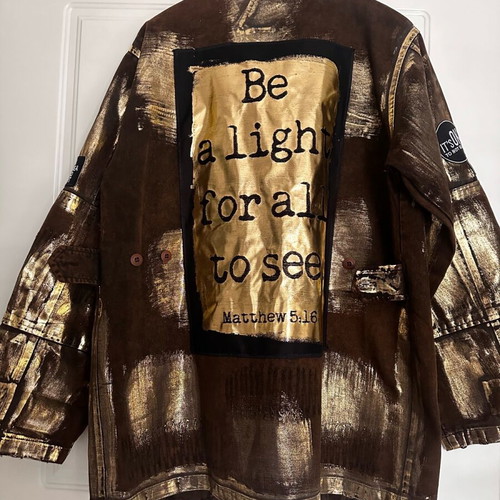 Ayios gold star jacket 2024