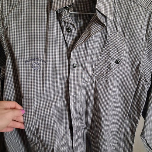 Amaretto Kids Shirt like new, gray, size 10