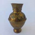 Copper - brass vase used, handmade