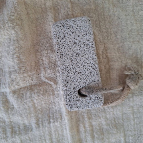 White pumice stone like new for heel scrubbing