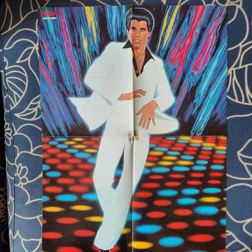 John Travolta Collectible Poster used, 1970s-1980s style