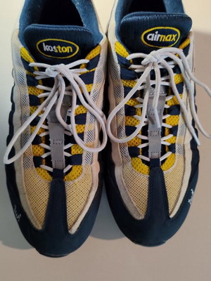Nike SB x Coston sneakers, blue and yellow, size 45
