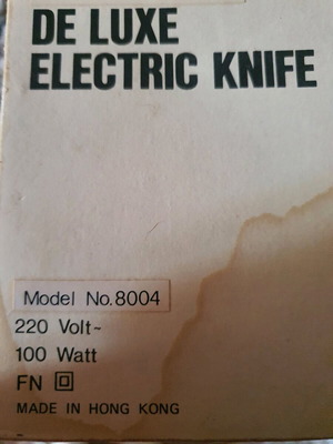 Electric kitchen knife, vintage