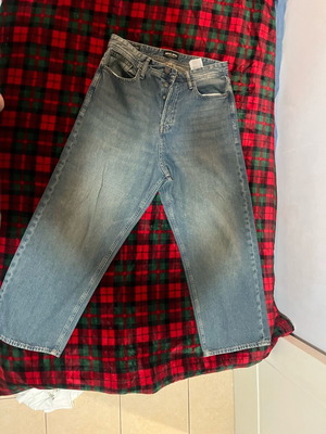 Jean Jack and Jones σαν καινούργιο, extra baggy, μέγεθος L, μπλε και καφέ