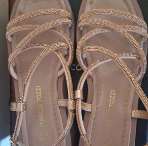 Marco Tozzi Rose Metallic Πλατφόρμες – Νούμερο 39