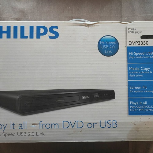 Philips DVD Player DVP3350 like new with original box