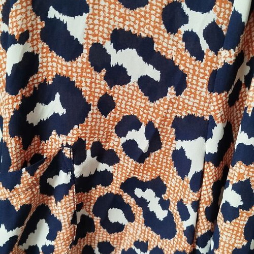 Women's blouse cruazé like new, size L, multicolor