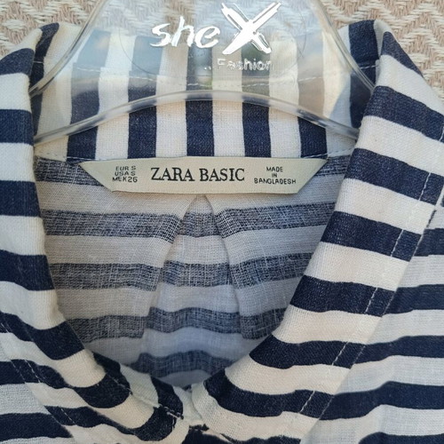 Striped blue and white mariniere shirt Zara like new