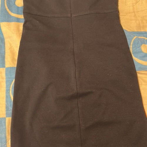 Evening dress one size like new, mini strapless with bow