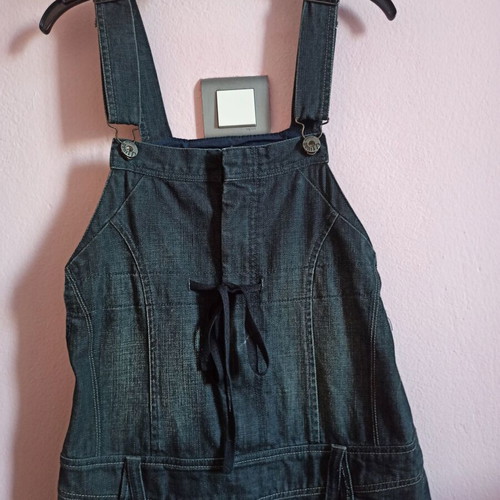 Attrattivo women's denim salopette blue small like new