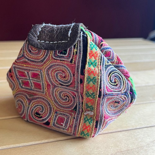 Boho Ethnic Small Handmade Wallet from Thailand like new, colorful