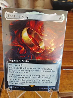 The One Ring MTG collectible card, new, foil edition