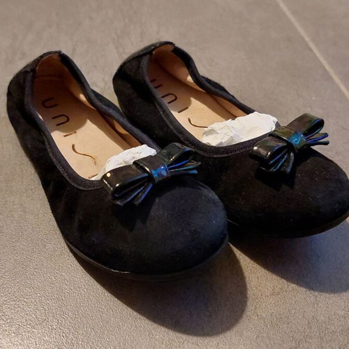 Unisa children's shoes ballerinas new, size 27, black