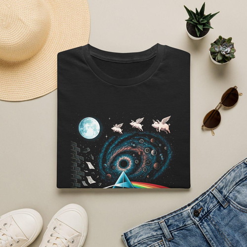 Pink Floyd T-shirt, 100% cotton, black, size L