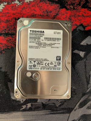 Toshiba 500GB hard drive