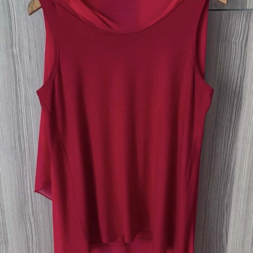 Plus Size Tunic Blouse Red like new