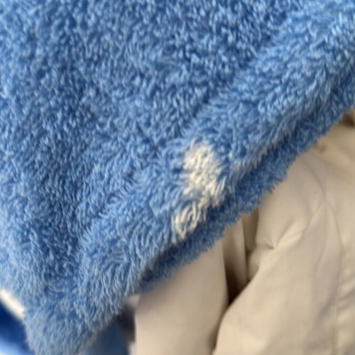 Blue bathrobe size medium like new